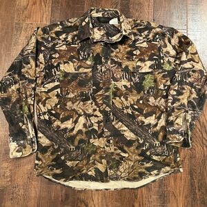 Vintage Liberty Mossy Oak Camo Button Up